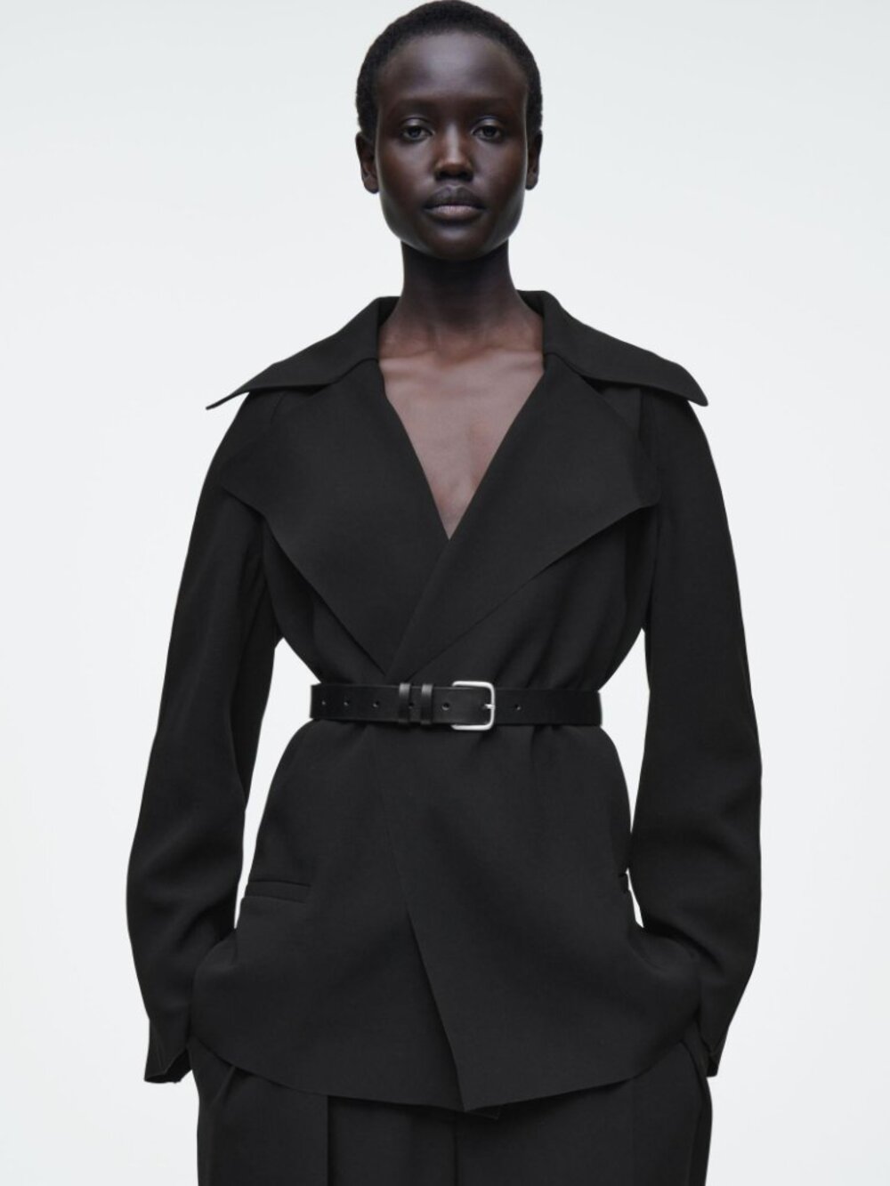 COS Fluid Crepe Blazer. SZ S